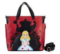 Loungefly Disney Sac fourre-tout convertible Alice au pays des merveilles, multicolore