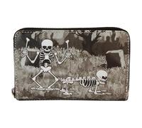 Loungefly Disney Skeleton Dance Portefeuille zippé, multicolore, Portefeuille zippé