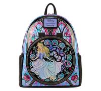 Loungefly Disney: Sleeping Beauty Stained Glass Collection - Mini Backpack - Disney Princesses - Exclusivité Amazon - Sac Mignon à Collectionner - Idée de Cadeau - Produits Officiels - Movies Fans