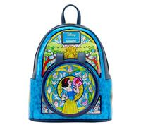 Loungefly Disney: Snow White Stained Glass Collection Mini Backpack - Disney Princesses - Exclusivité Amazon - Sac Mignon à Collectionner