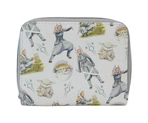 Loungefly Disney : Star Wars: Ahsoka - Wallet - Porte-Monnaie Mignon à Collectionner - Idée de Cadeau - Étui Porte Cartes - Produits Officiels