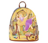 Loungefly Disney : Tangled - Repunzel Painting - Mini sac à dos avec épingle en émail - phosphorescent - Sacs de collection