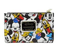 Loungefly Disney The Fab 5 Mickey Minnie Allover Print Bi-fold Wallet