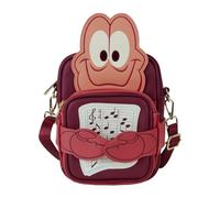 Loungefly Disney The Little Mermaid 35th Anniversary Sebastian Crossbuddies Bag, Rouge, onesize, Rouge, onesize