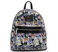 Loungefly Disney Villains Mini-Backpack Handbag Maleficent Cruella Ursula Print