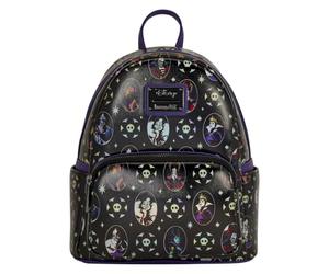 Loungefly Disney - Villains - Portraits - Mini Backpack- Exclusivité Amazon - Sac Mignon à Collectionner - Idée de Cadeau - Produits Officiels