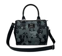 Loungefly Disney Villians Sac main bandouli re avec impression sur toute la surface, noir, Medium