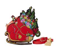 Loungefly Femme Dr. Suess' How The Grinch Stole Christmas Sac à bandoulière Sleigh, Rouge, Taille Unique