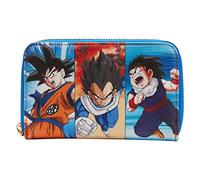 Loungefly Dragon Ball Z Purse Trio Nouveau Officiel Bleu Zip Around