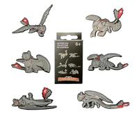 Loungefly - Dreamworks - How To Train Your Dragon - Toothless - Enamel Pin - Styles Vary - 1 Of 6 - How To Train Your Dragon - Boîte Mystère et Sacs (Lot de 2)