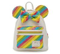 Loungefly Mini sac à dos Minnie Rainbow à sequins Multicolore S