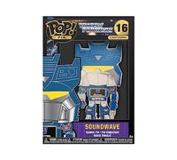 Loungefly Funko Large Pop! Enamel Pin - Soundwave - Transformers: Soundwave Pin en Émail - Broche Fantaisie Mignonne à Collectionner - pour Les Sacs à Dos et Sacs - Idée de Cadeau - TV Fans