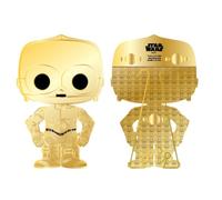 Loungefly Funko STAR WARS POP! C3PO LRG ENAMEL PIN-JO - C-3PO Pin en Émail - Broche Fantaisie Mignonne à Collectionner - pour les Sacs à Dos et Sacs - Idée de Cadeau - Produits Officiels