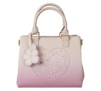 Loungefly Sac bandoulière Stitch & Angel Cherry Blossom Heart – Polyuréthane (PU) Rose