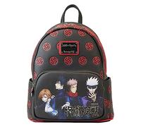 Loungefly Jujutsu Kaisin - Backpack - Jujutsu Kaisen - Exclusivité Amazon - Sac Mignon à Collectionner - Idée de Cadeau - Produits Officiels - pour les Garçons, Girls les Hommes et les Femmes