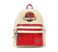Loungefly Jurassic Park Mini sac à dos à paillettes Rouge, Rouge, Mini, Loungefly Mini sac à dos
