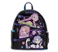 Loungefly Mini sac à dos KPop Huntr/X avec breloque carte photo Motif chasseurs de démons