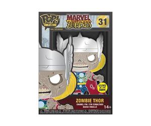 Loungefly Large Enamel Pin Marvel: Zombie Thor - Thor - Marvel Zombies Enamel Pins - Cute Collectable Brooch - For Backpacks & Bags - Gift Idea - Official Merchandise