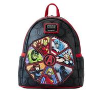 Loungefly - Marvel : Avengers 60th Anniversary Mini Backpack - Amazon Exclusive - Mignon Sac à Dos à Collectionner - Idée Cadeau - Marchandise Officielle - pour garçons, Filles, Hommes et Femmes