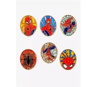 Loungefly Marvel: Spider-Man Stained Glass Enamel Pin - 1 Of 6 To Collect - Marvel Comics - Boîte Mystère Pin en Émail - Broche Fantaisie et Sacs