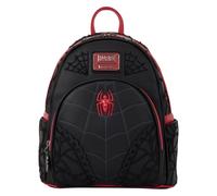 Loungefly Marvel : Spider-Man - Web - Mini sac à dos brodé 3D avec breloque à fermeture éclair - Sacs de collection
