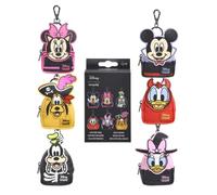 Loungefly Mickey et ses amis Halloween mystère mini sac à dos porte-clés breloque - (un porte-clés aléatoire - boîte aveugle)