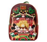 Loungefly Mickey & Minnie Mouse Hot Cocoa Fire Place Femme Mini Sac À Dos Standard polyuréthane