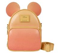 Loungefly Mickey Mouse Mini sac à dos convertible à paillettes et sac à bandoulière