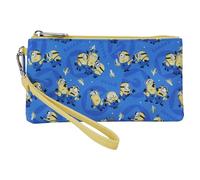 Loungefly Moi, Moche et méchant Minions Pochette en Nylon avec Fermeture éclair Bleu