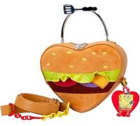 Loungefly Nickelodeon Sac à bandoulière en peluche Bob l'éponge Krabby Patty
