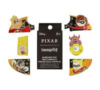 Loungefly PIN Disney - Pixar - Incredibles - Blind Enamel Pin Purchase - The Incredibles Pin en Émail - Broche Fantaisie Mignonne à Collectionner - pour Les Sacs à Dos et Sacs - Idée de Cadeau