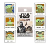 Loungefly PIN - The Mandalorian - Grogu (The Child, Baby Yoda) - Blind Enamel Pin Purchase - The Mandalorian Pin en Émail - Broche Fantaisie Mignonne à Collectionner - pour Les Sacs à Dos et Sacs