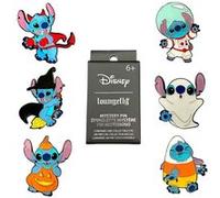 Loungefly Funko - Stitch - Disney: Stich Halloween - Blind Box Enamel Pin - Lilo And Stitch - Boîte Mystère Pin en Émail - Broche Fantaisie Mignonne à Collectionner - pour les Sacs à Dos et Sacs