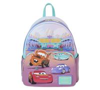 Loungefly Pixar Cars - 'Flo's Diner' Mini-Backpack - Cars and Cars 2 - Exclusivité Amazon - Sac Mignon à Collectionner - Idée de Cadeau - Movies Fans