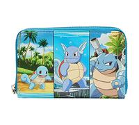 Loungefly Pockemon Squirtle Evolution Portefeuille zippé Multicolore