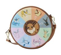 Loungefly Pok mon Eevee Evolutions Sac main bandouli re pour les amateurs de Pok mon, multicolore