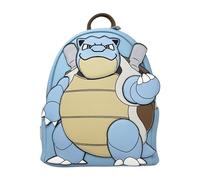 Loungefly Pokémon Blastoise Cosplay Sac à bandoulière double bandoulière pour femme, bleu, Medium