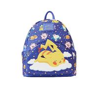 Loungefly Petit sac à dos scolaire Pikachu endormi et ses amis Pokémon Multicolore