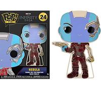 Loungefly POP! Large Enamel Pin MARVEL INFINITY SAGA: NEBULA - Nebula - Avengers Infinity War Pin en Émail - Broche Fantaisie Mignonne à Collectionner - pour les Sacs à Dos et Sacs