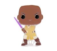 Loungefly Pop! Large Enamel Pin Star Wars: Mace Windu Pin en Émail - Broche Fantaisie Mignonne à Collectionner - pour Les Sacs à Dos et Sacs - Idée de Cadeau - Produits Officiels
