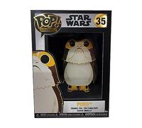 Loungefly POP! Large Enamel Pin STAR WARS: Porg Chase Group Pin en Émail - Broche Fantaisie Mignonne à Collectionner - pour les Sacs à Dos et Sacs - Idée de Cadeau - Produits Officiels
