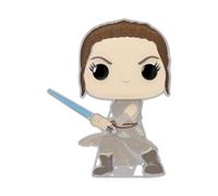 Loungefly POP! Large Enamel Pin STAR WARS: REY - Rey Pin en Émail - Broche Fantaisie Mignonne à Collectionner - pour les Sacs à Dos et Sacs - Idée de Cadeau - Produits Officiels