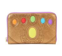 Loungefly Porte-monnaie Marvel Shine Thanos Gauntlet – Jaune Doré Synthétique