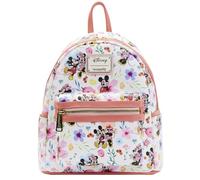 Loungefly Sac à Dos Mini Mickey Minnie Mouse Motif floral, Multicolore, Mini