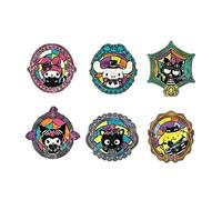 Loungefly Sanrio - Hello Kitty & Friends Halloweeen Stained Glass Enamel Pin - Styles Vary - 1 Each - Hello Kitty - Boîte Mystère Pin en Émail et Sacs