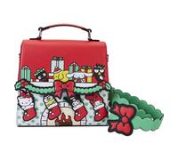 Loungefly – Sac à bandoulière Sanrio Winter Wonderland, Cuir végétalien, sangle amovible, paillettes