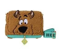 Loungefly Sac bandoulière Scooby‑Doo Sherpa zippé Marron/Vert Mixte