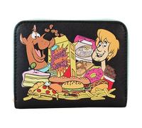 Loungefly Scooby-Doo Snacks Portefeuille zippé, multicolore, Fermeture éclair sur le