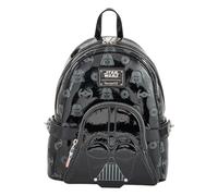 Loungefly Star Wars Dark Vador Ensemble sac à dos et banane, noir, Medium, Loungefly Star Wars Dark Vador Sac à dos et sac banane exclusif