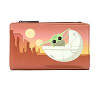 Loungefly Star Wars The Mandalorian Baby Yoda Wait for Me Portefeuille en Similicuir